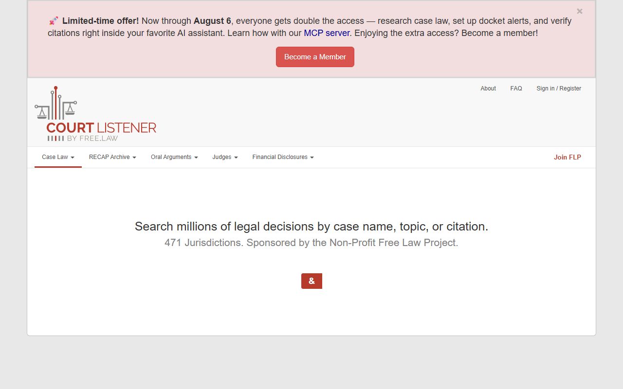 Bacon County Superior Court records and CourtListener research alternative