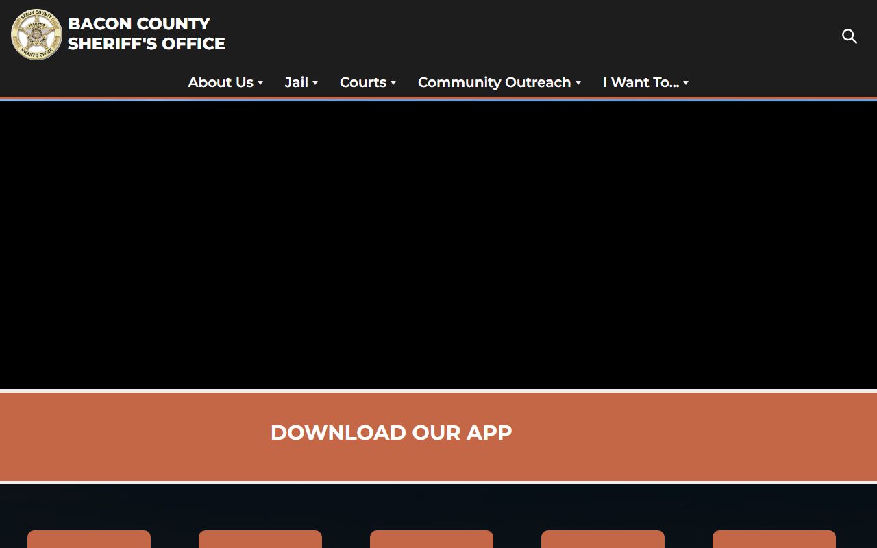 Bacon County inmate records sheriff website