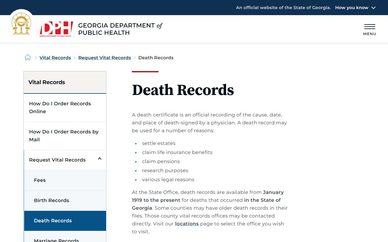 Bacon County probate records death record source
