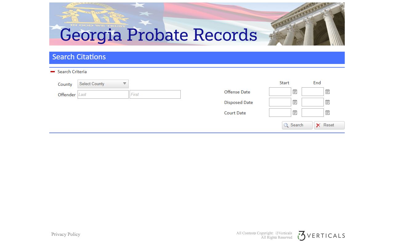 Bacon County probate records traffic citation search